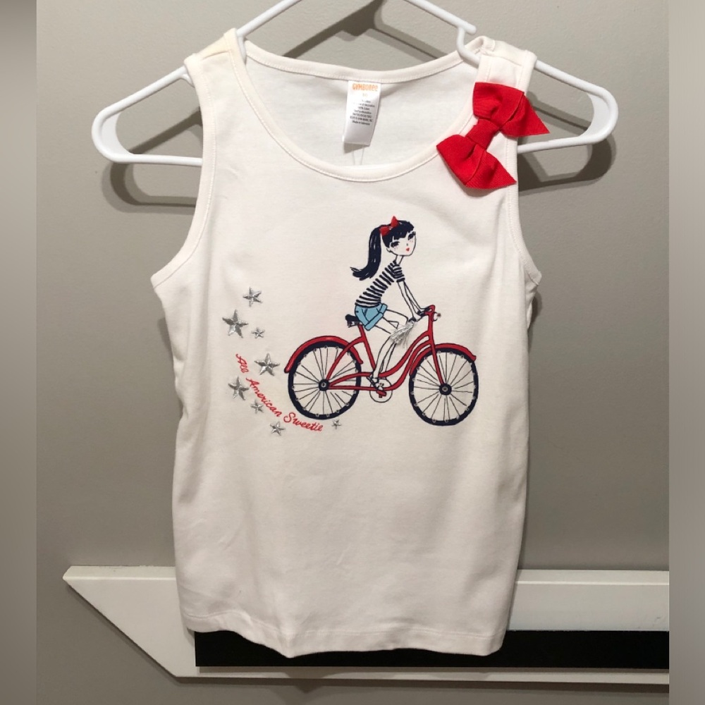 Gymboree Girl’s NWT All American Sweetie Tank Top, size 10